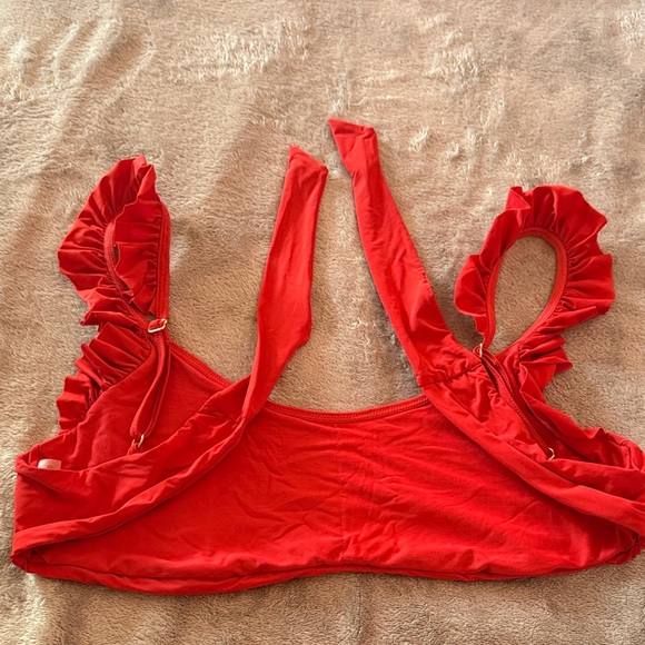 Pilyq Red Ruffle Bikini Set - Picture 5 of 5